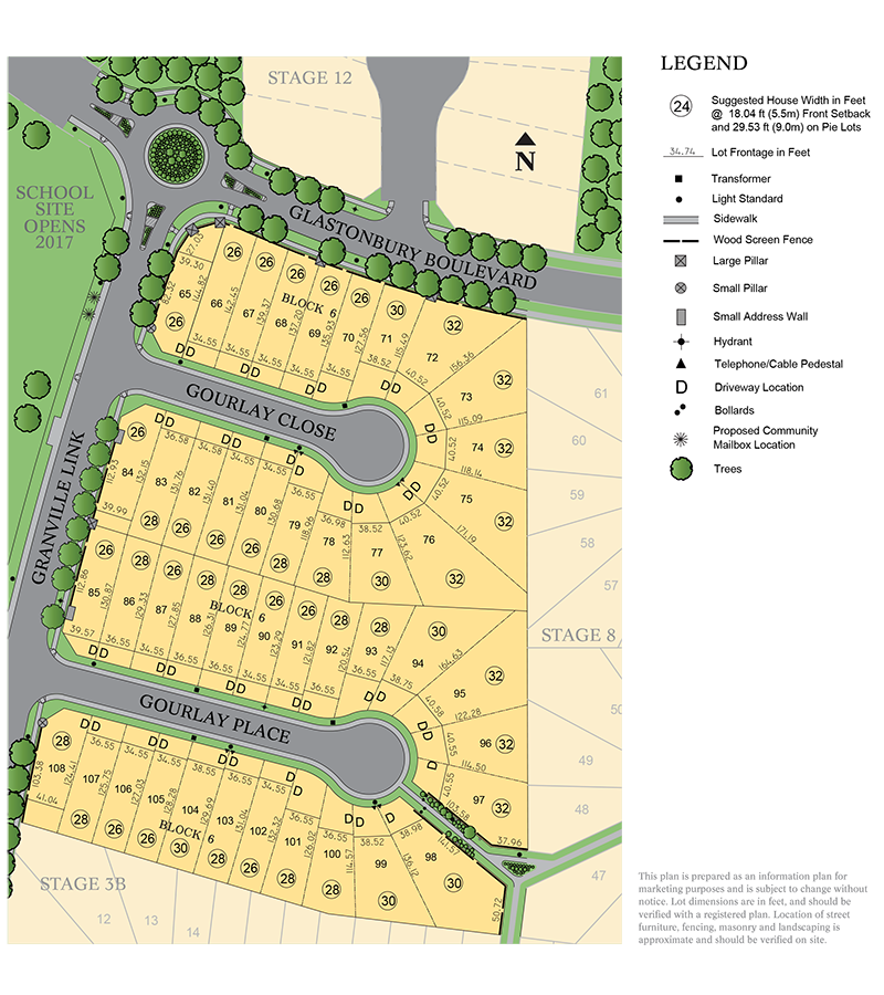 Granville Stage 11 Area Map