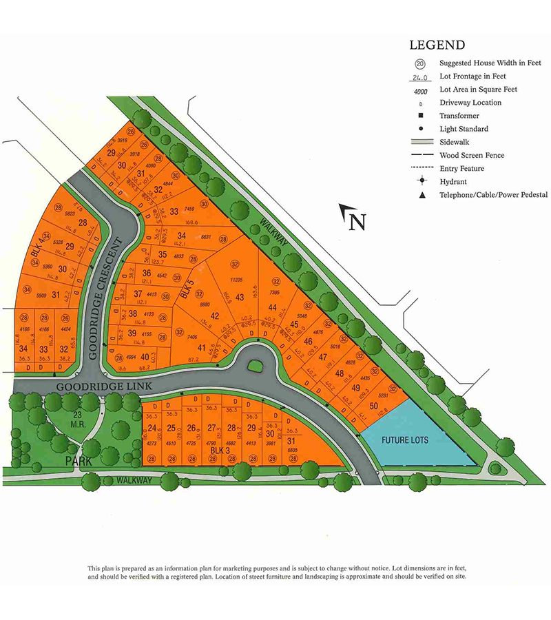 Granville Stage 1B Area Map
