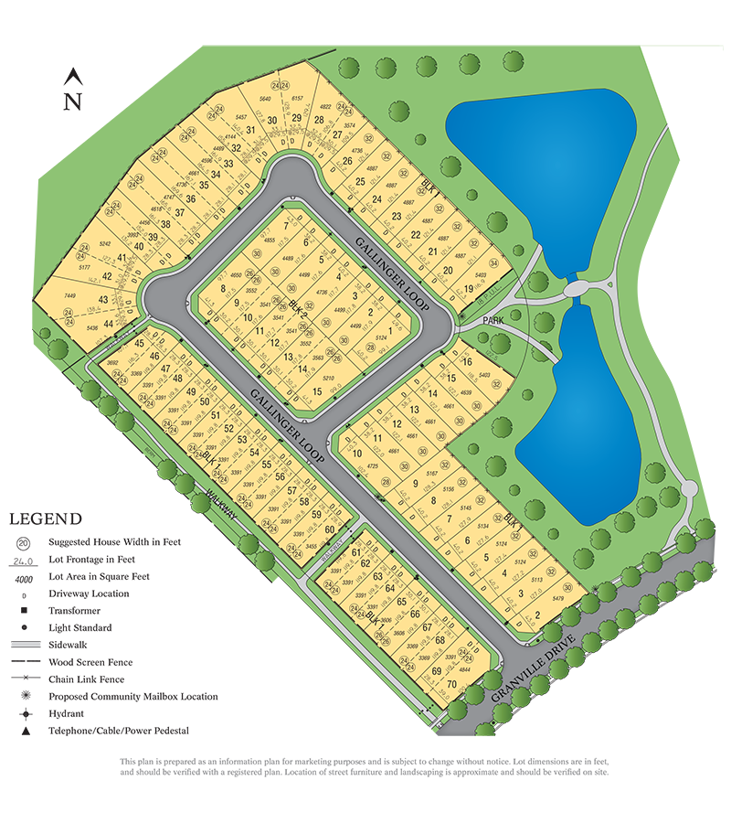 Granville Stage 1C Area Map