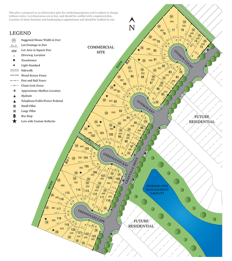 Granville Stage 2A Area Map