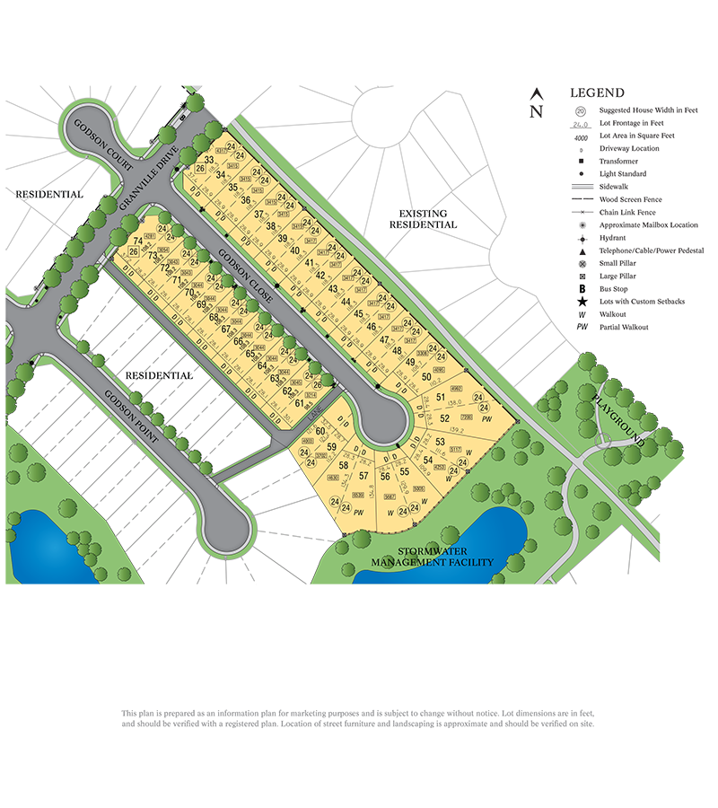 Granville Stage 2A Area Map