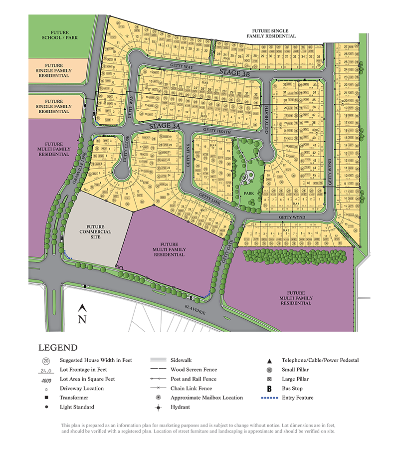 Granville Stage 3B Area Map