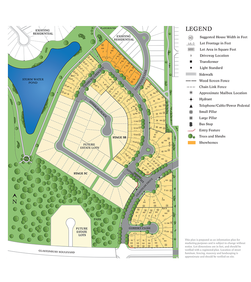 Estates of Granville Stage 5A Area Map