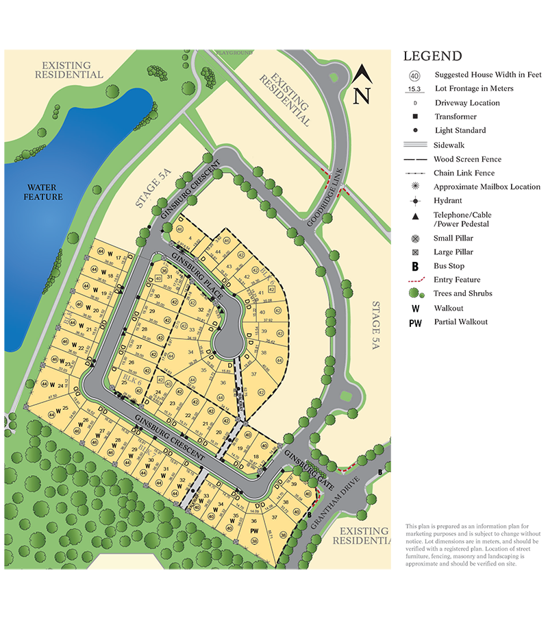 Estates of Granville Stage 5B/5C Area Map