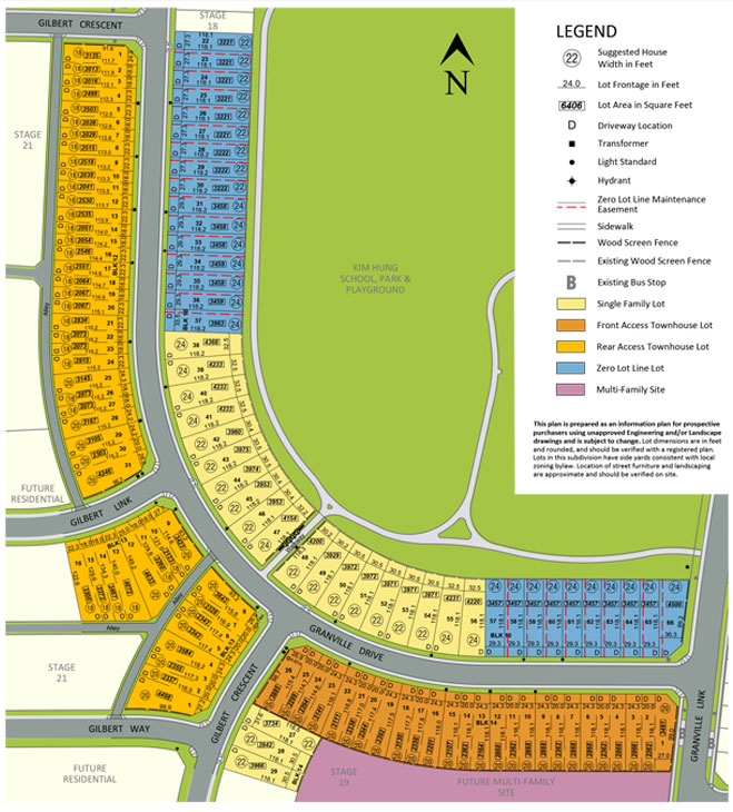 Granville Stage 20 Area Map